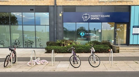 Exterior of NR Derma Aesthetics in Bicester, England, showcasing modern design and bike-friendly facilities.
