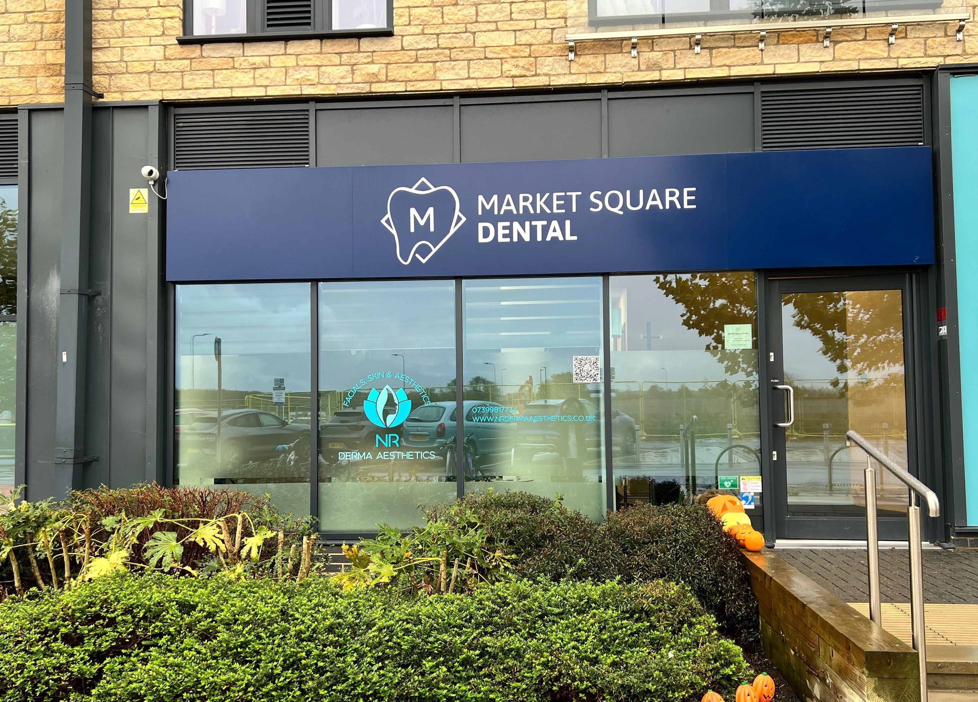 Exterior view of NR Derma Aesthetics in Bicester, England, GB with modern facade.