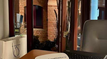 Chic interior view of Smile Aesthetics by Jamie in Cardiff, Wales, GB featuring a polished workspace.