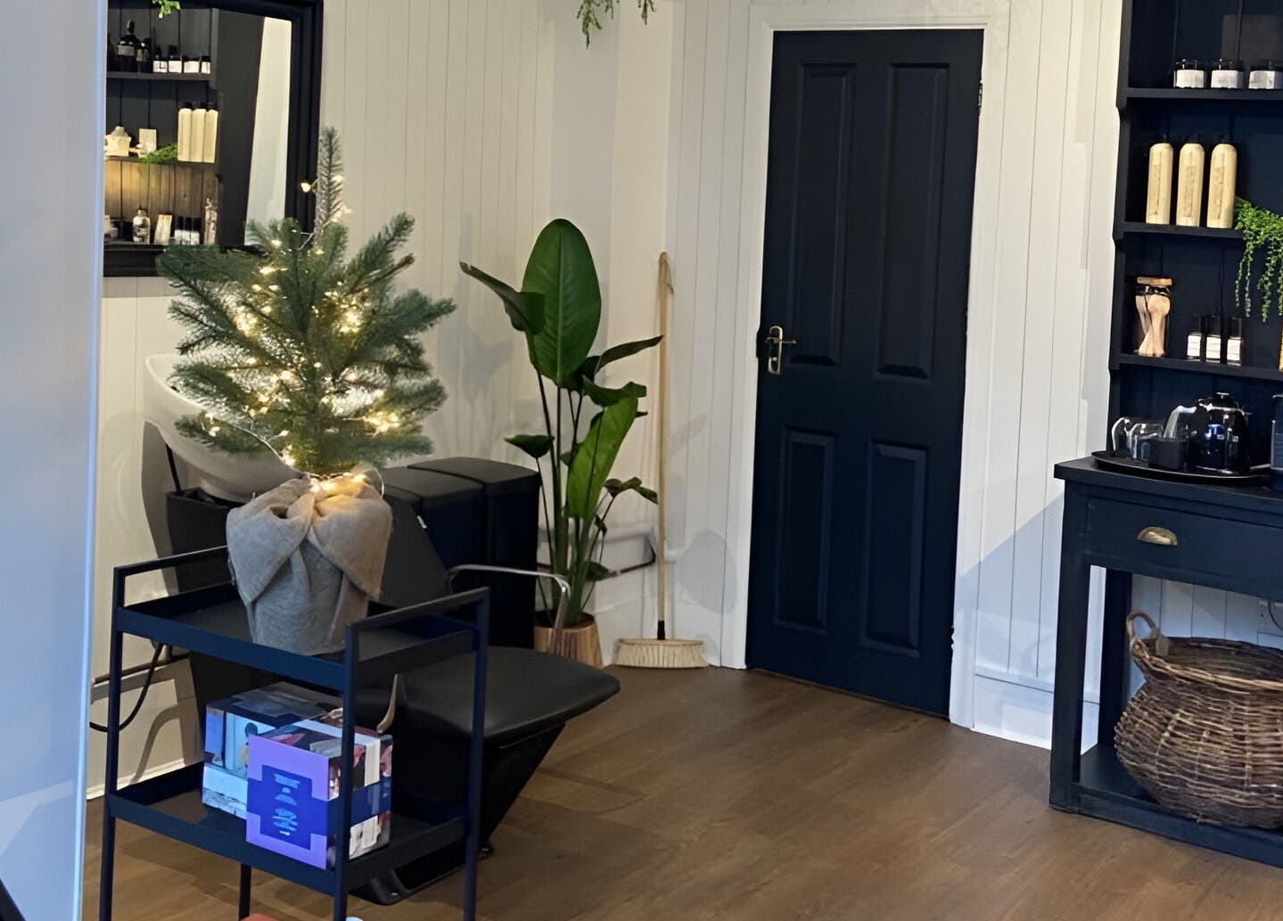 Cozy interior of Rose and Rogue in Sevenoaks, England, GB featuring chic decor and soft lighting.