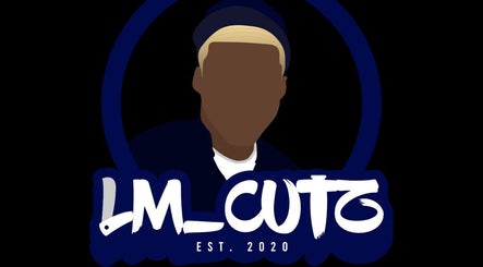 LM CUTZ logo with a faceless silhouette in London, England, GB.