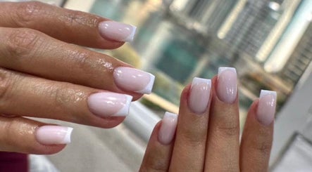 French manicure at Somayeh BEAUTY in Dubai, Dubai, AE, showcasing elegant and refined nail artistry.
