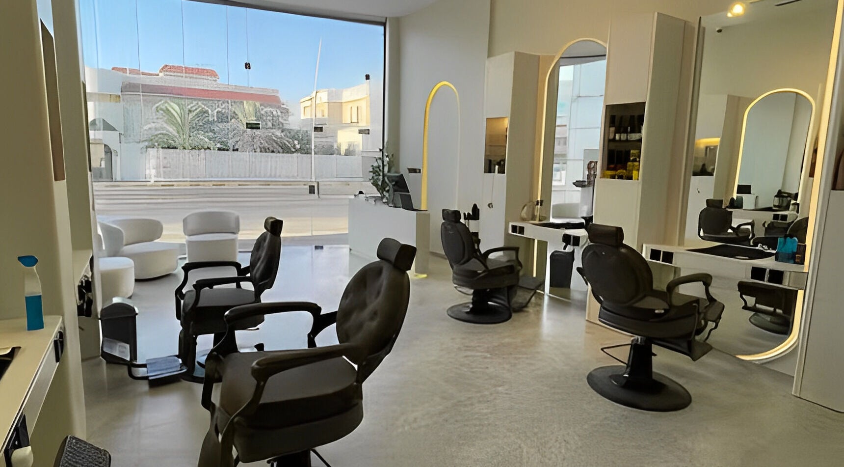 Modern salon interior at Le Impossible Salon - Al Khobar, located in Al Khobar, Eastern Province, SA.