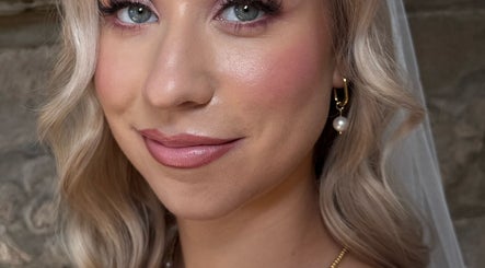 Bridal makeup close-up by Heather Connor at Elevate, Linlithgow, Scotland, GB showcasing flawless beauty.