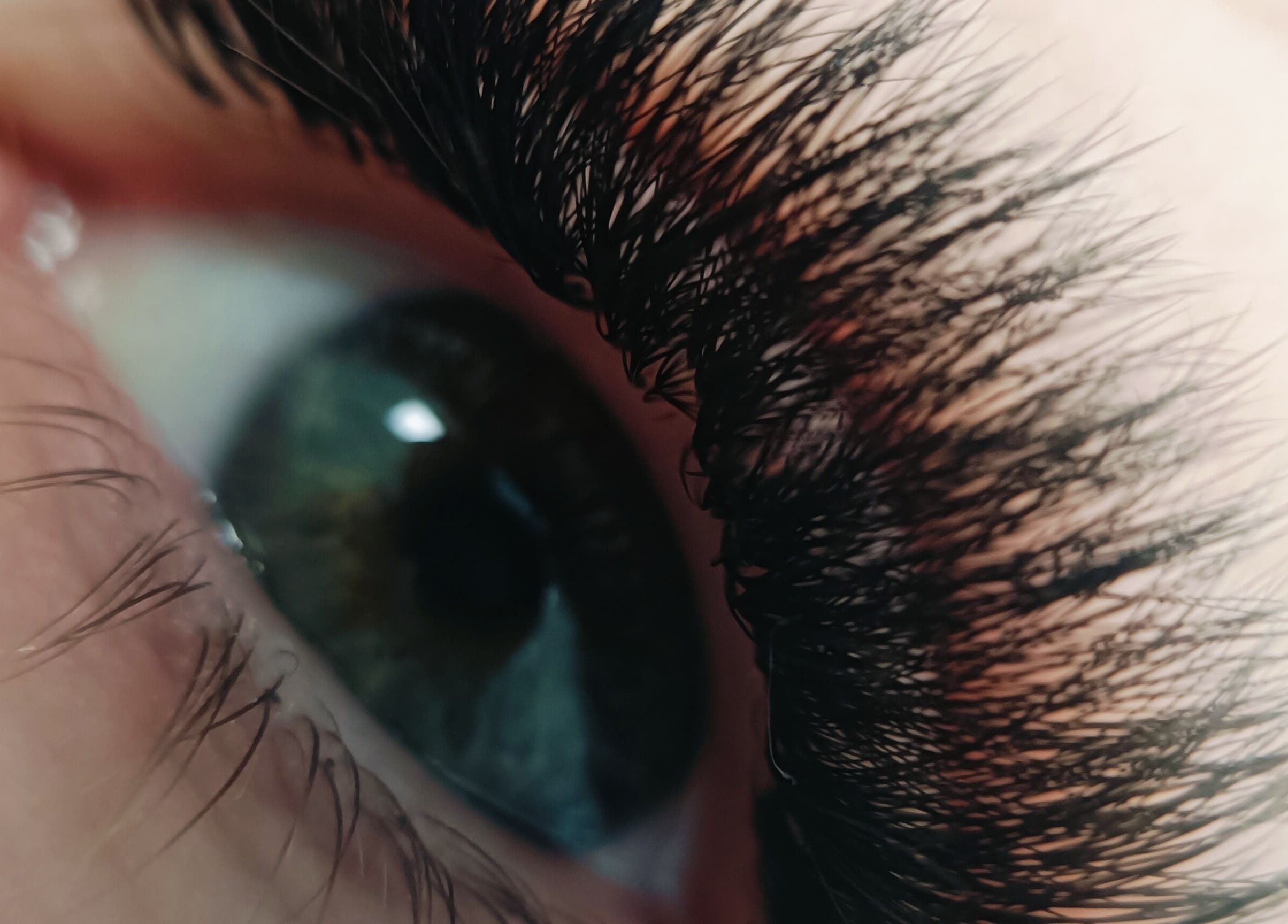 Close-up of eyelash extensions at Lash Artistry by RK, Buttaba, New South Wales, AU.