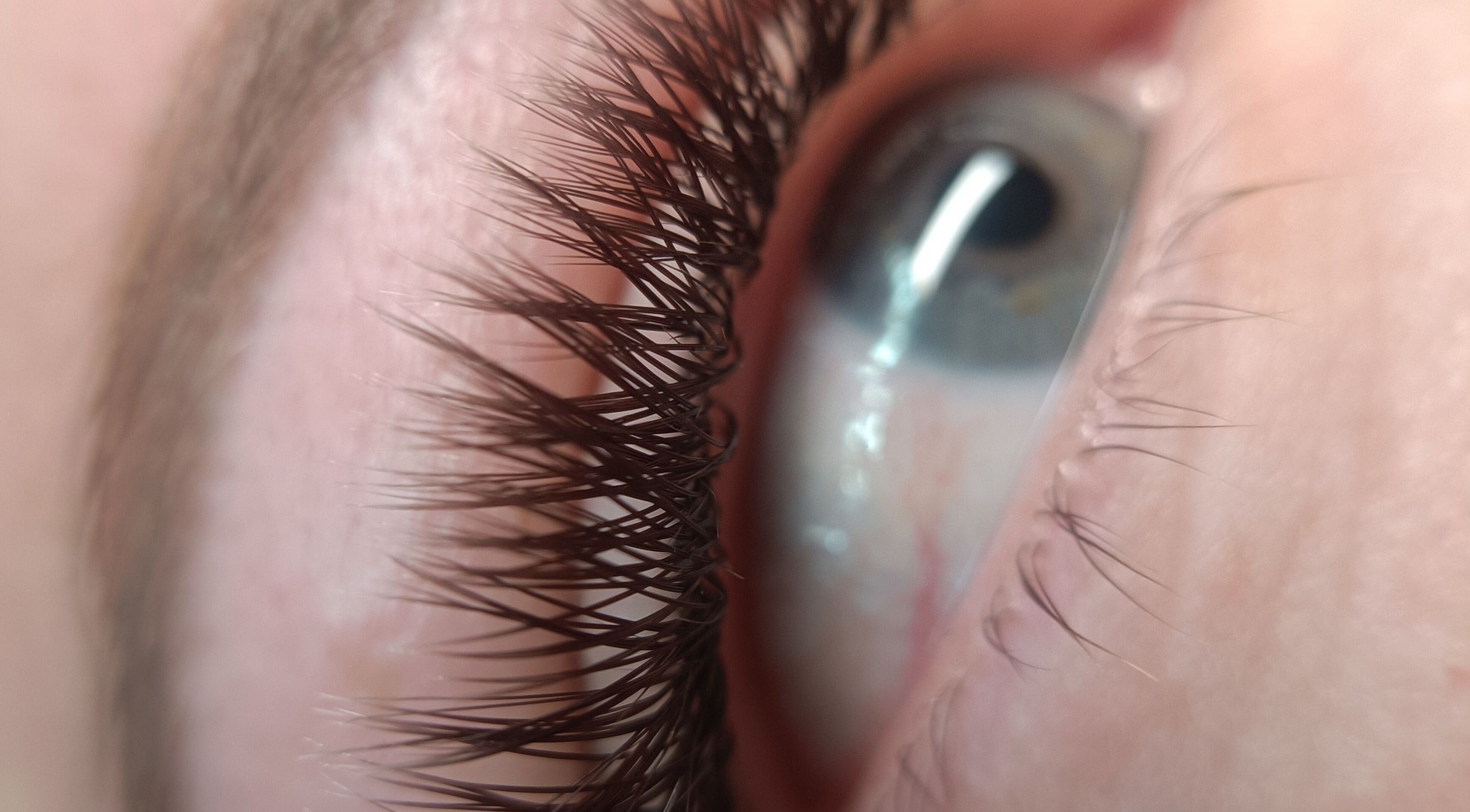 Close-up of styled lashes at Lash Artistry by RK, Buttaba, New South Wales, AU.