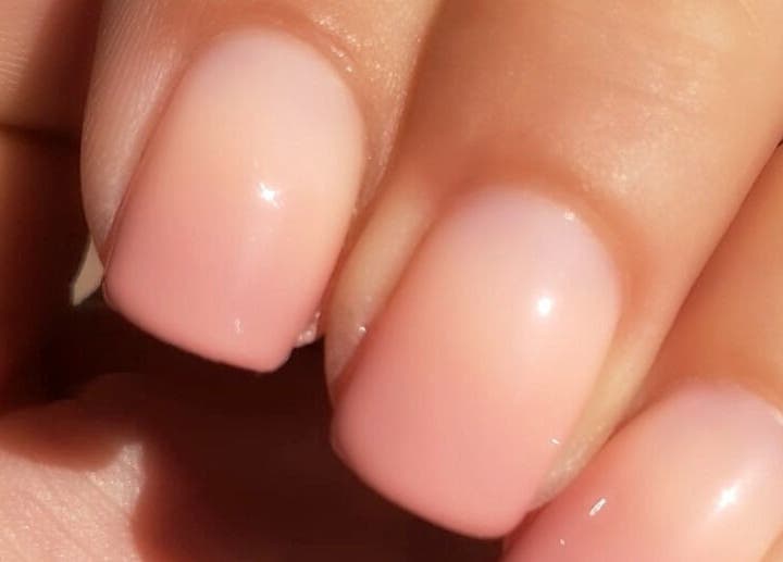 Elegant nude manicure at Oulik Vroulik, Cape Town, Western Cape, ZA showcasing polished style.