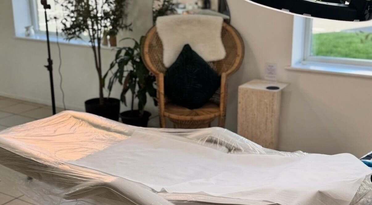 Tranquil treatment room at Sophie Abigail Permanent Cosmetics in South Woodham Ferrers, England, GB.
