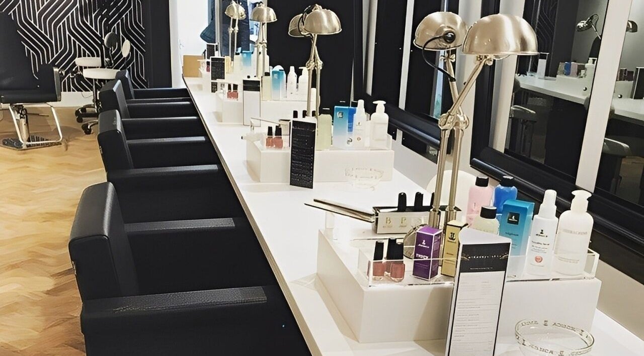 Modern beauty stations at Mirror Mirror Shrewsbury, with premium products in Shrewsbury, GB.