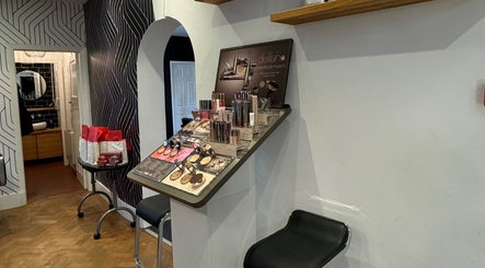 Beauty products display at Mirror Mirror Shrewsbury, luxurious setting in Shrewsbury, GB salon.