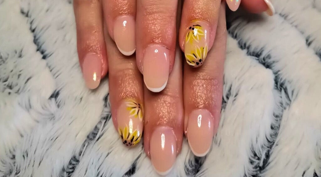 Elegant floral nail art at Nails And Beauty By Adel - Meyerton EXT 4, Meyerton, Gauteng, ZA.