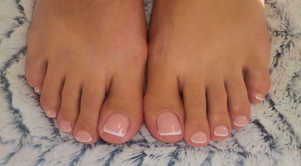 French pedicure at Nails And Beauty By Adel - Meyerton EXT 4, Meyerton, Gauteng, ZA.