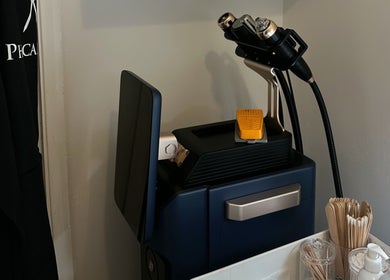 Advanced beauty equipment at Beautiful You By Lina, Mitcham, England, GB ready for client treatments.