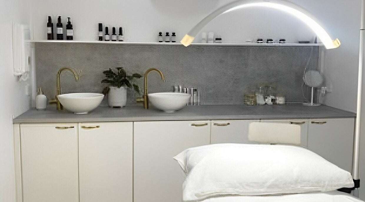 Elegant treatment room at The Skin Conservatory - mildura, Mildura South, Victoria, AU, featuring modern decor.