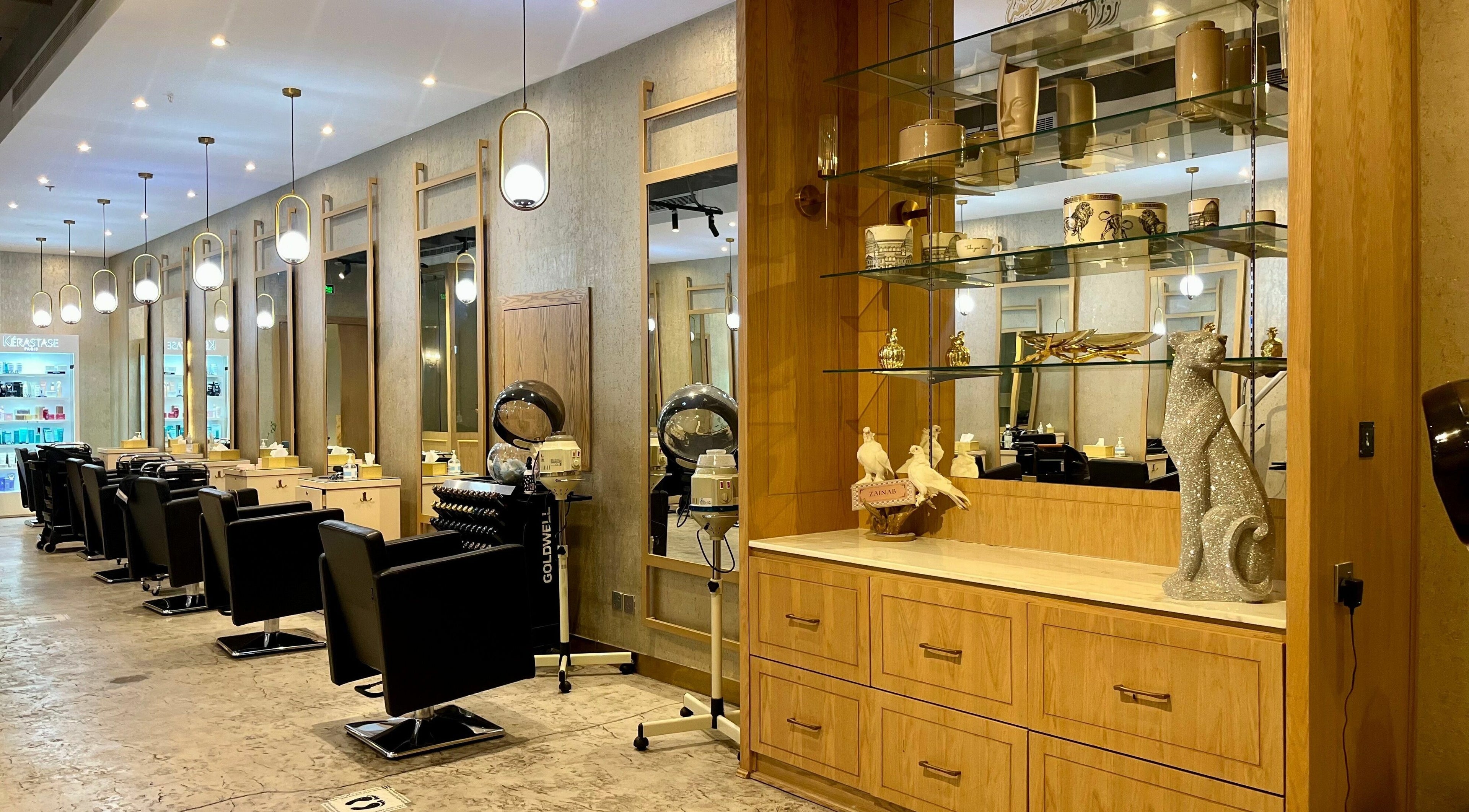 Zoz Lashes - Riyadh features elegant salon chairs and decor in Riyadh, Riyadh Province, SA.