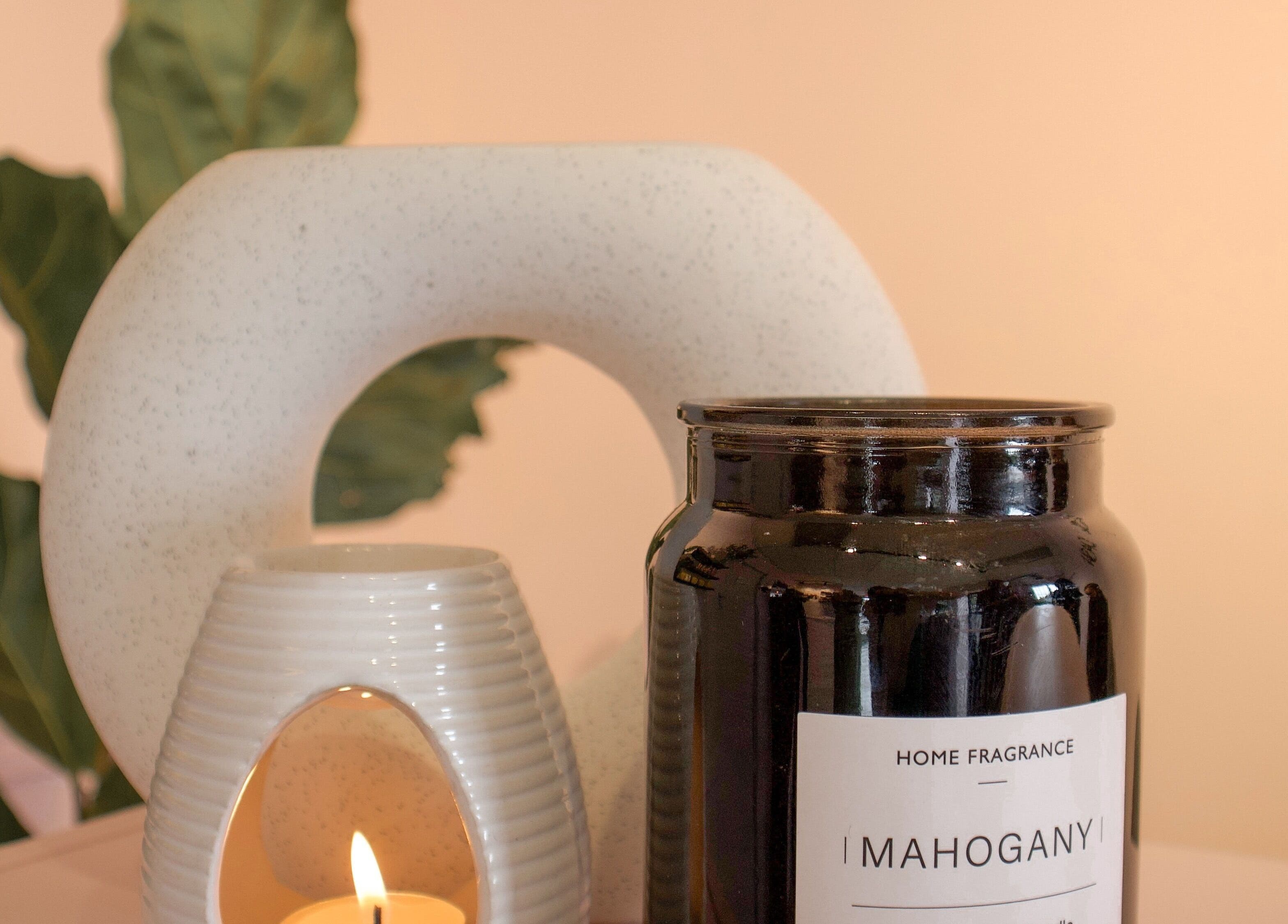 Serene candle setup at Lash and Dash, Sandton, Gauteng, ZA, featuring elegant decor and soothing ambiance.