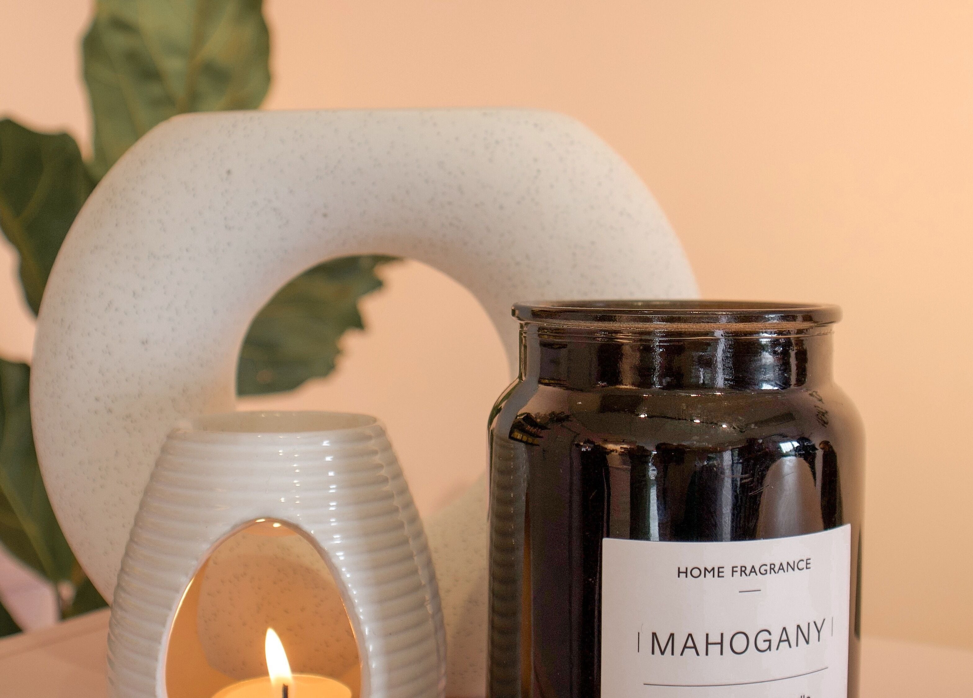 Serene candle setup at Lash and Dash, Sandton, Gauteng, ZA, featuring elegant decor and soothing ambiance.