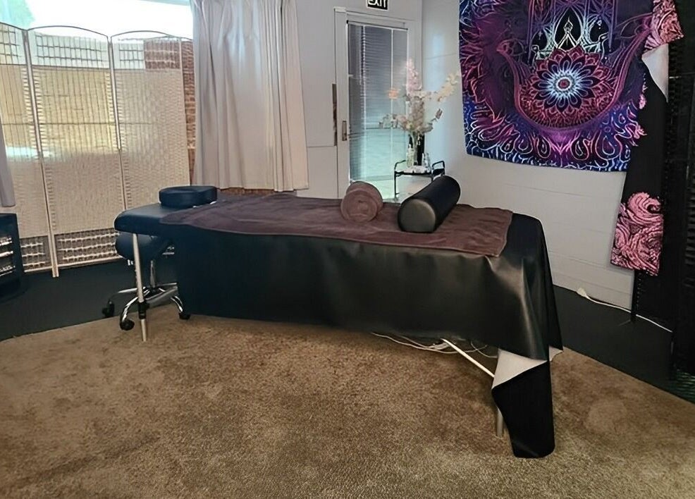 Jewlz Beauty, Palmerston North, NZ: Cozy massage room with ambient decor for relaxation and wellness.