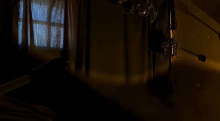 Dimly lit spa room with soft lighting at Bold Beauty Esthetics, Oklahoma City, Oklahoma, US.