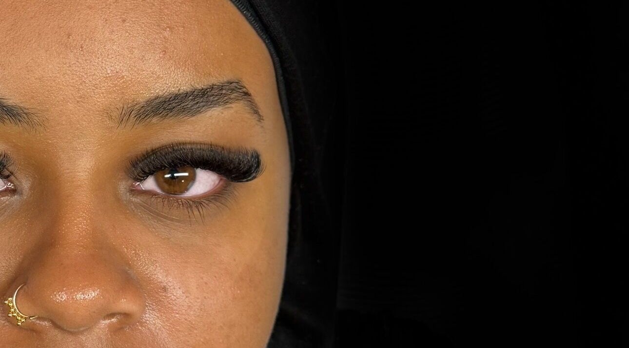 Close-up of elegant eyelashes at Beauty Arcade, West Leederville, Western Australia, AU.