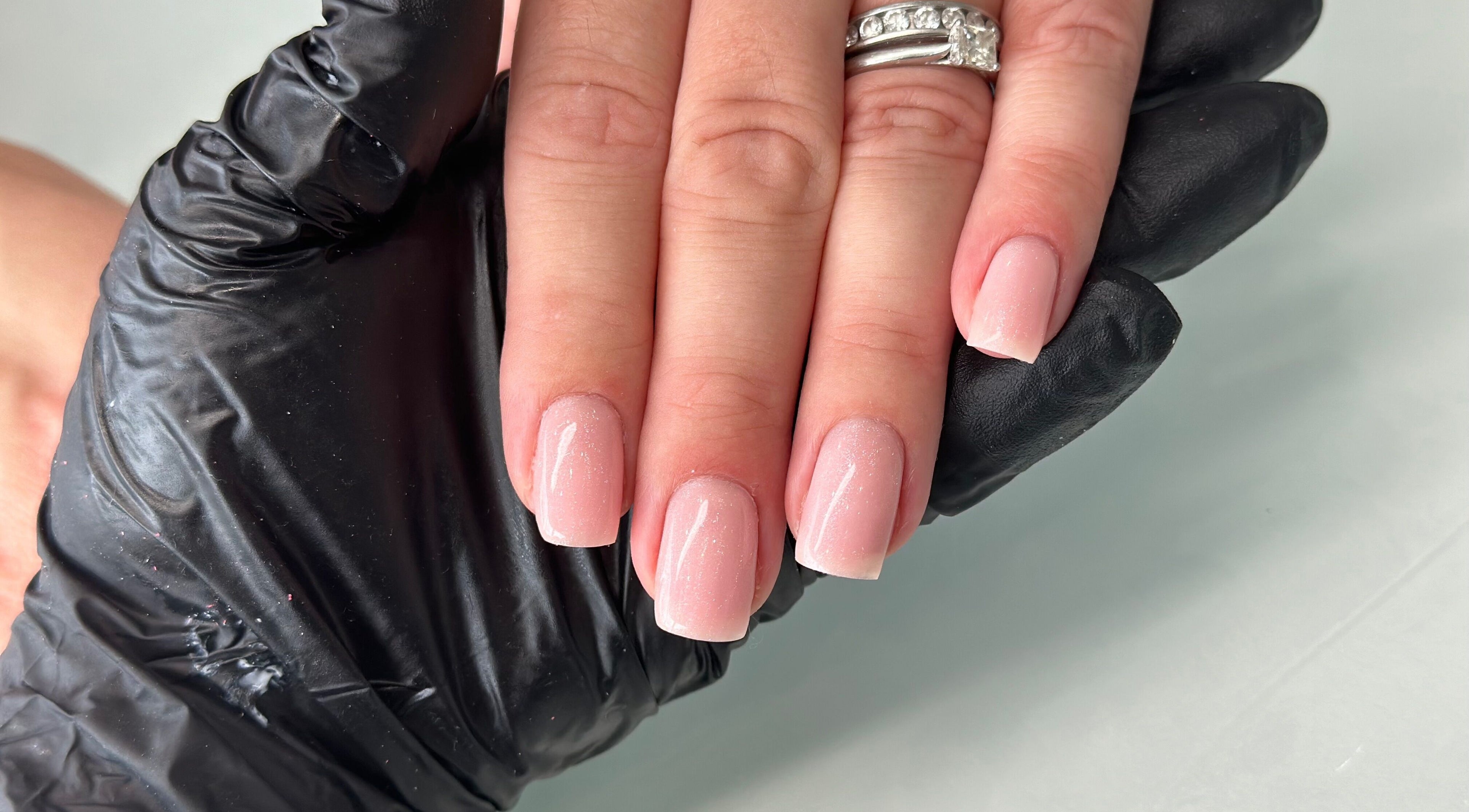 Elegant nails styled at Melodysnailbiz, Aylesford, England, GB showcasing professional manicure services.