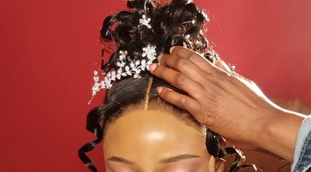 Intricate wedding hairstyle crafted at TheTouch by leoRock in Johannesburg, Gauteng, ZA.