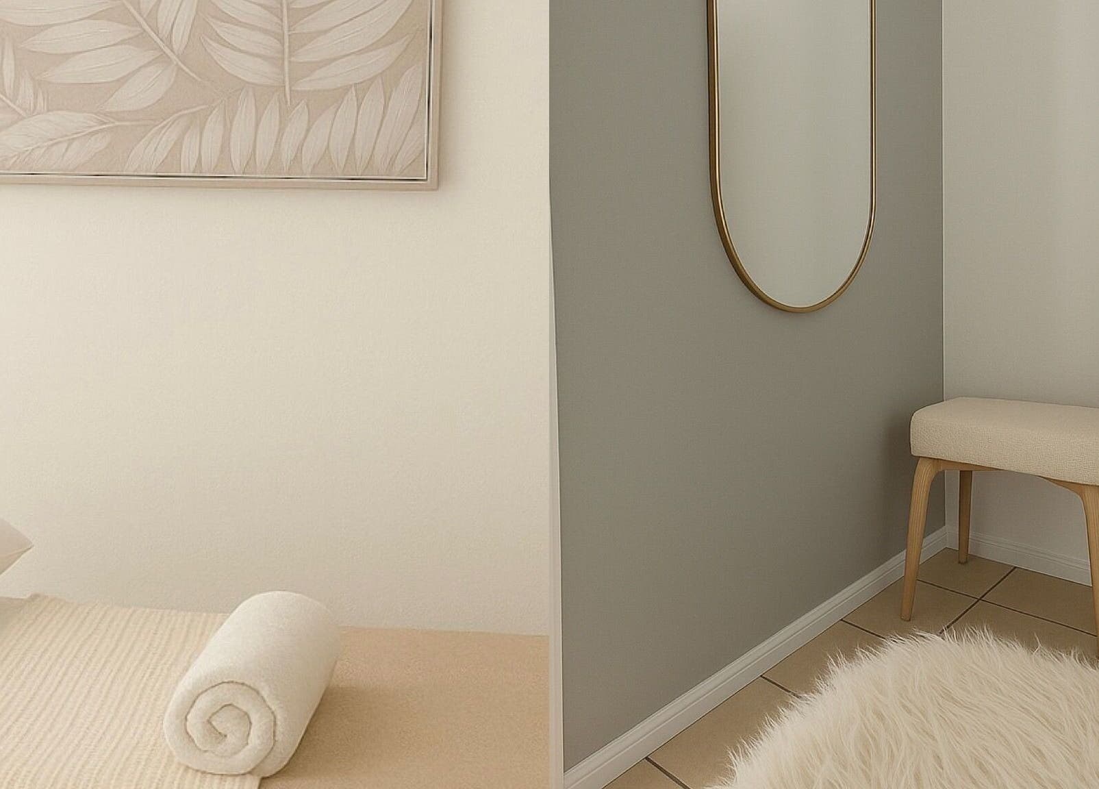 Elegant treatment room at LÚME HAUS Aesthetics, Wavell Heights, Queensland, AU featuring neutral decor.