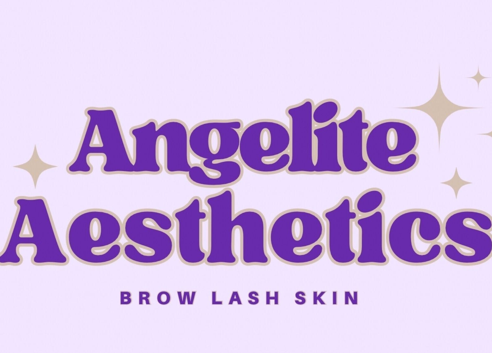 Logo of Angelite Aesthetics, Secret Harbour, Western Australia, AU in elegant purple and gold.