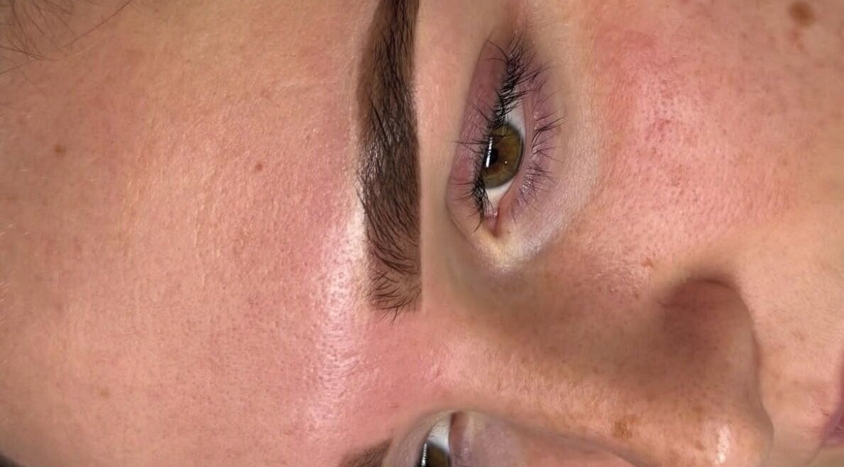 Flawlessly groomed eyebrow at Angelite Aesthetics, Secret Harbour, Western Australia, AU.