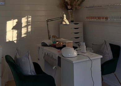 Elegant nail studio at Nails By Jade, Worthing, England, GB featuring a chic setup for manicures.