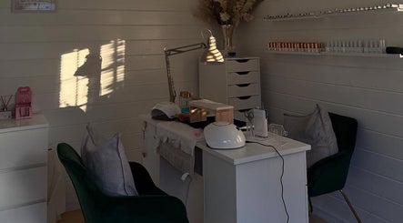 Elegant nail studio at Nails By Jade, Worthing, England, GB featuring a chic setup for manicures.