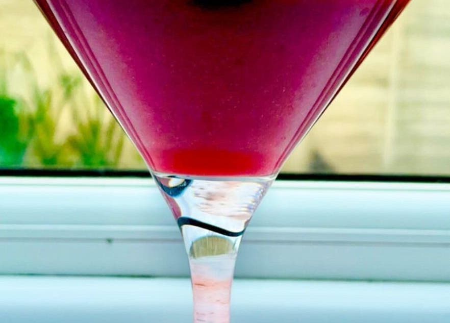 A vibrant drink at Chill & Tonic at The Granary, Polesworth, England, GB.