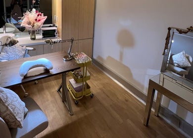 Elegant nail care station at Stay Classy By Helen, Sydney, New South Wales, AU, featuring a chic and modern setup.