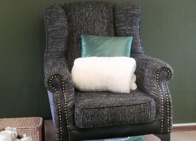 Comfortable armchair at Amazing Beauty Salon and Wellness, Pretoria, Gauteng, ZA.