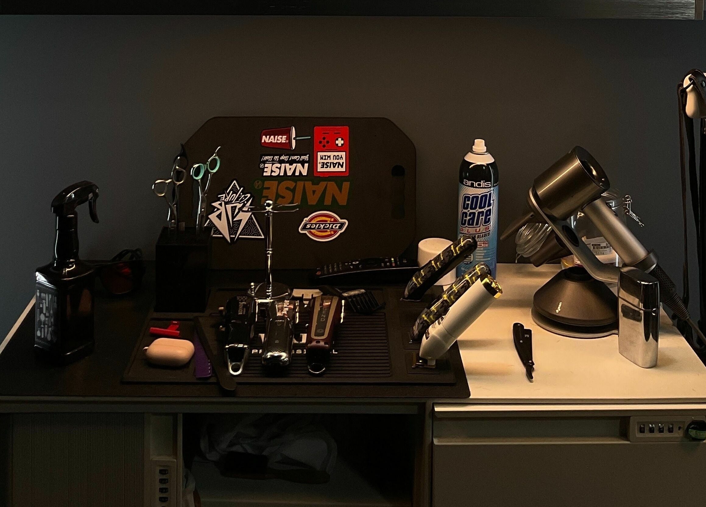 Modern barber tools at The Podium Salon & Barber .Co -Haji Lane- in Singapore, Singapore, SG.