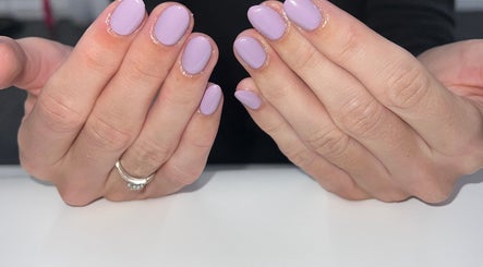 Lavender nail polish at Bartle Beauty, Somercotes, England, GB, showcasing refined nail art.