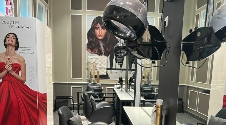 Chic interior of Lushways Salon - Barsha in Dubai, blending elegance with modern design for a luxurious experience.