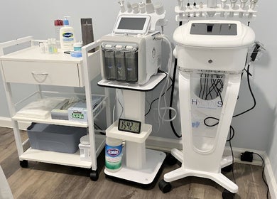 Advanced spa equipment at BeYoung Massage, Tysons, Virginia, US, showcasing modern beauty technology.
