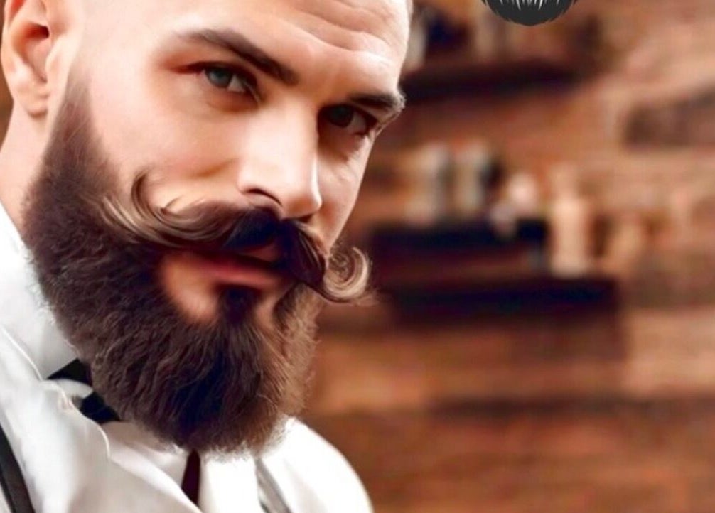 Uomo con barba curata presso MisterX Lugano, Lugano, Ticino, CH per un look moderno e sofisticato.