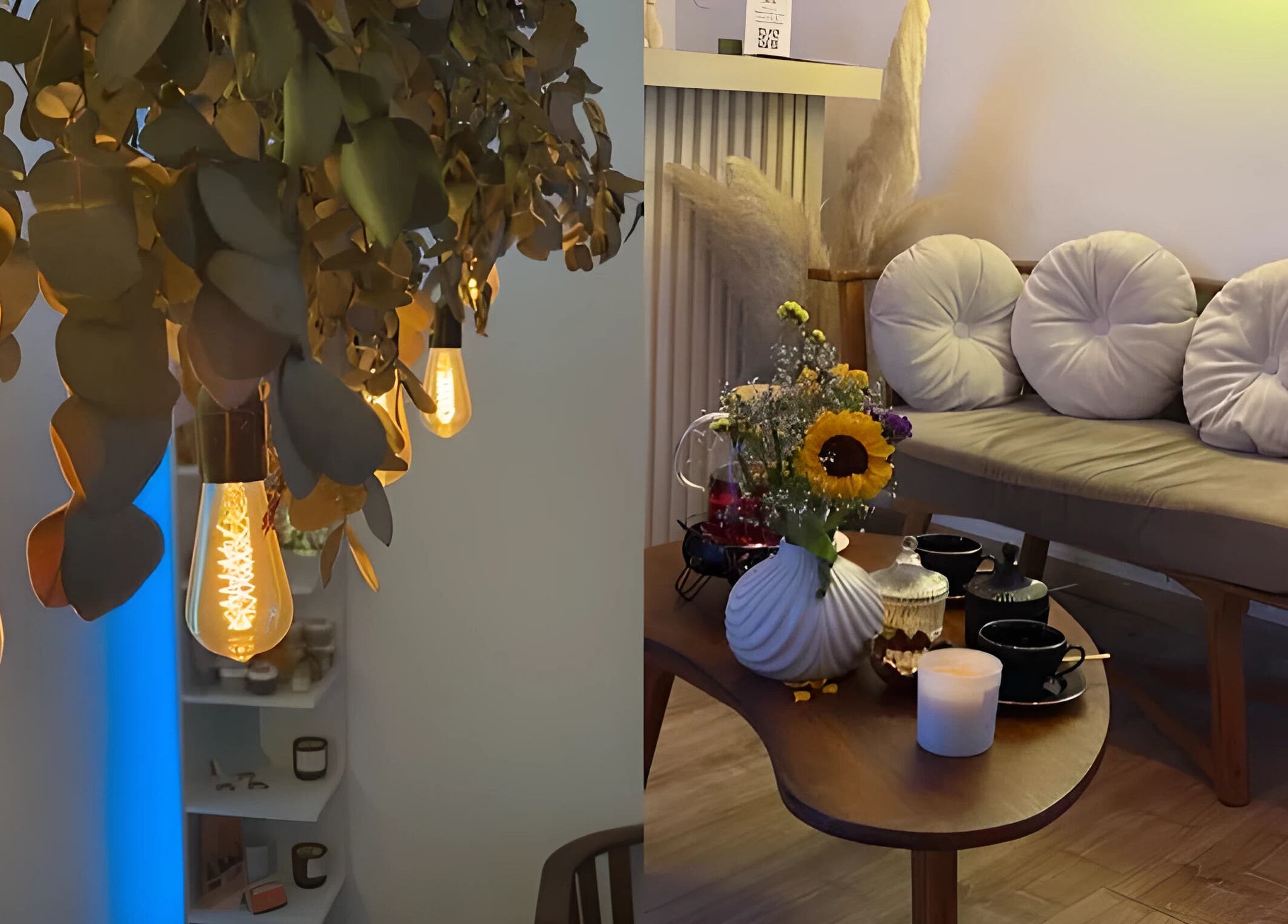 Теплое освещение и уютный интерьер SHarm Spa Center на улице Buenos Aires, Buenos Aires, AR.