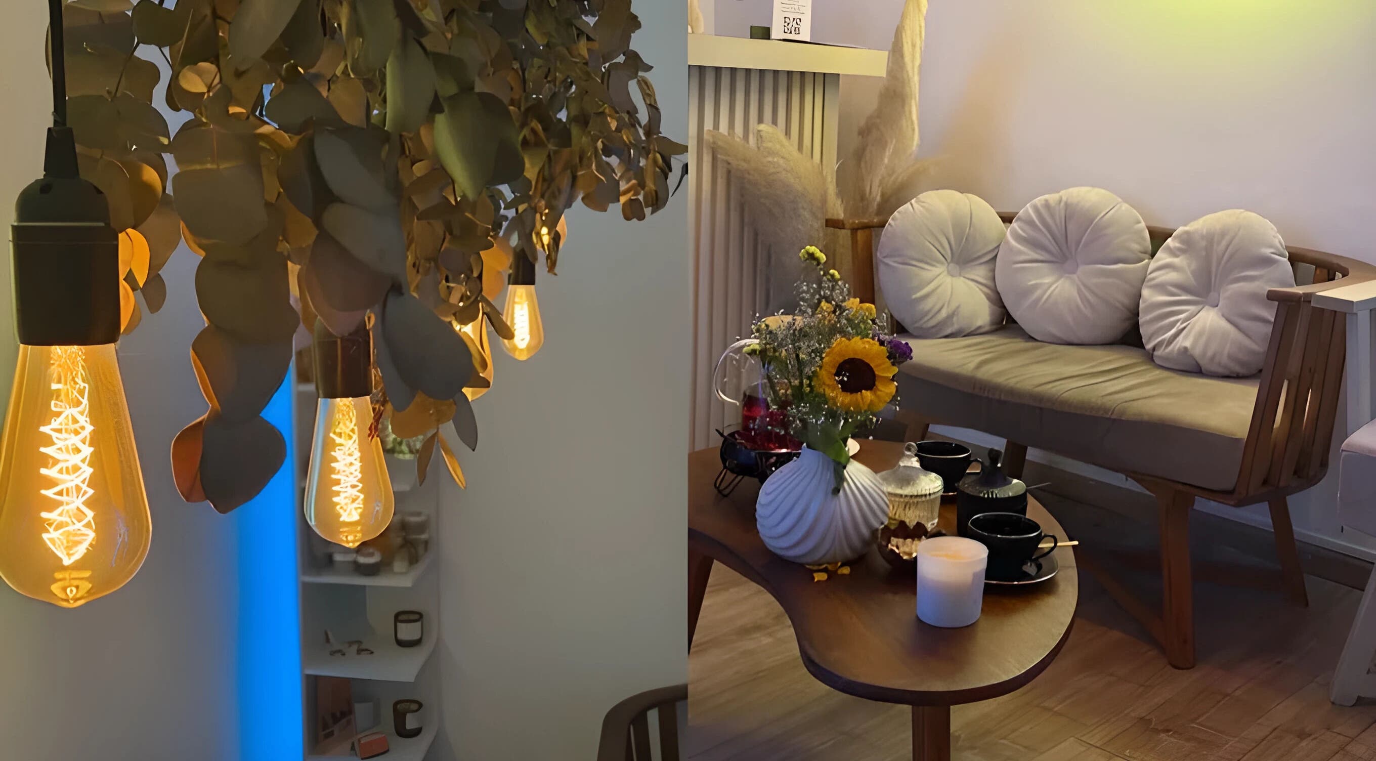 Теплое освещение и уютный интерьер SHarm Spa Center на улице Buenos Aires, Buenos Aires, AR.