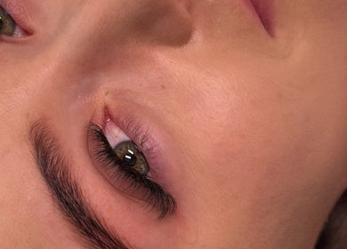 Close-up of a makeup look from Caitlin Marie Makeup, Arklow, County Wicklow, IE showcasing detailed eye makeup.