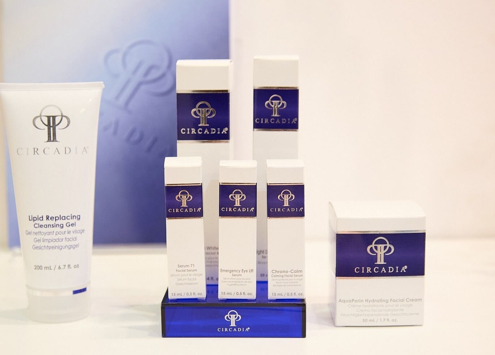 Arte Aesthetics skincare products displayed neatly in Sydney, New South Wales, AU.