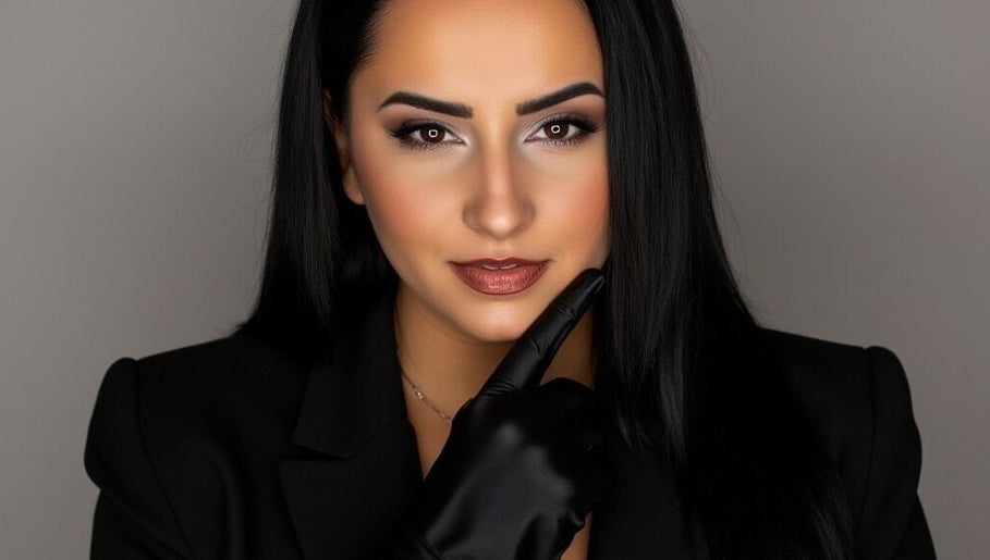 Жена в черно при Mona PhiBrows & Lashes, Съединение, Plovdiv, BG.