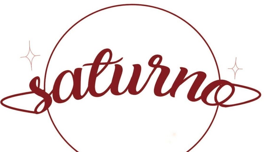 Logotipo de Saturno Nails, Concepción, Provincia De Cartago, CR, con diseño elegante y estelar.