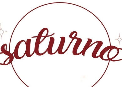 Logotipo de Saturno Nails, Concepción, Provincia De Cartago, CR, con diseño elegante y estelar.