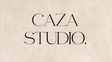 CAZA STUDIO logo on textured background in Mont-royal, Québec, CA.