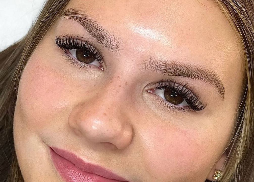 Stylish eyelash extensions at Saisma Beauty, Bournemouth, England, GB.