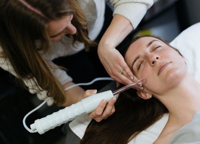 Facial treatment at Sugar and Stone Aesthetics in Kingston, Ontario, CA enhances skin with expert care.