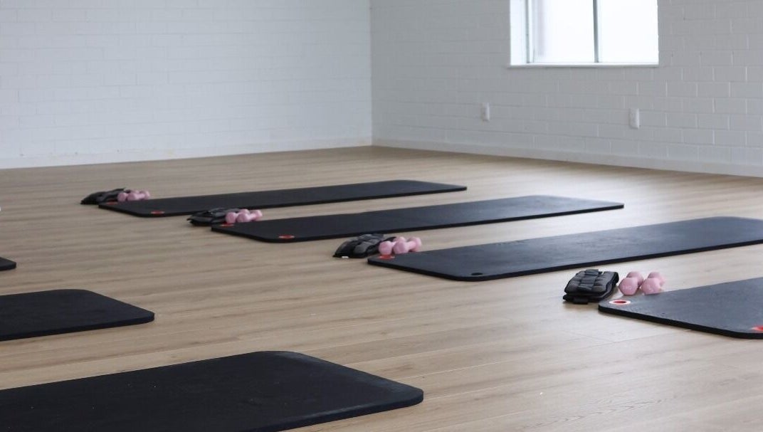 Exercise mats and weights at Bodhifit Studio & Wellness, Fyshwick, Australian Capital Territory, AU.
